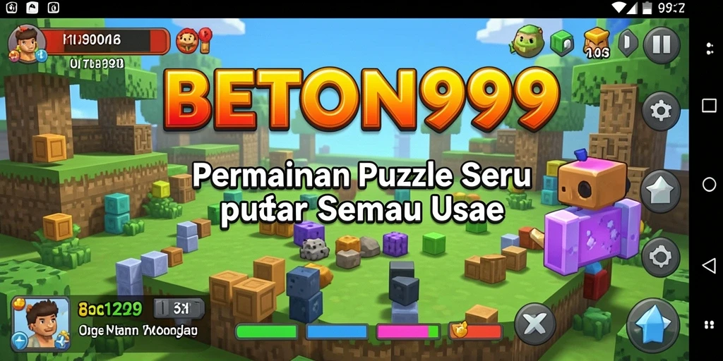 Screenshot menunjukkan gameplay menantang BETON999 yang menarik.