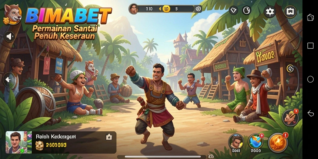 Screenshot gameplay BIMABET menampilkan aksi seru dan grafis menarik.