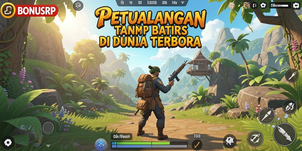 Tampilan menakjubkan dari gameplay BONUSRP dalam dunia terbuka.