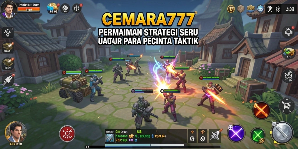 Screenshot CEMARA777 menampilkan gameplay strategi yang menarik.