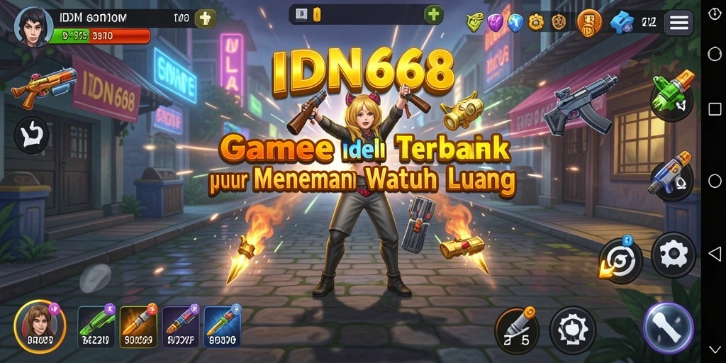 Tampilan gameplay IDN668 yang menarik dan santai.