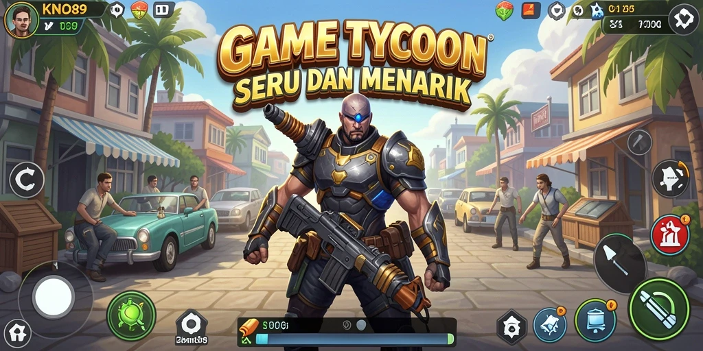 Tampilan gameplay KNO89 dengan elemen manajemen yang menarik.