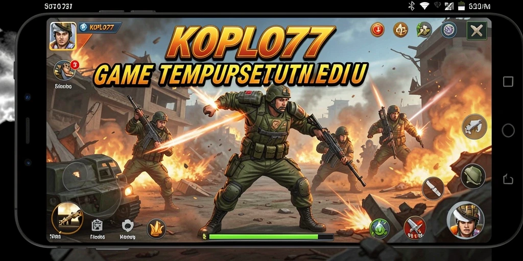 Tampilan gameplay seru dan menegangkan di KOPLO77.