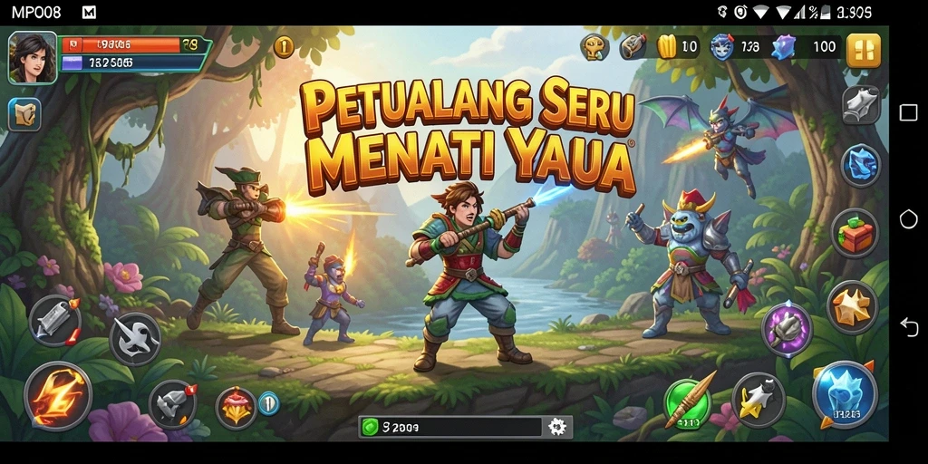 Tampilan menarik dari gameplay MPO08 yang penuh petualangan.