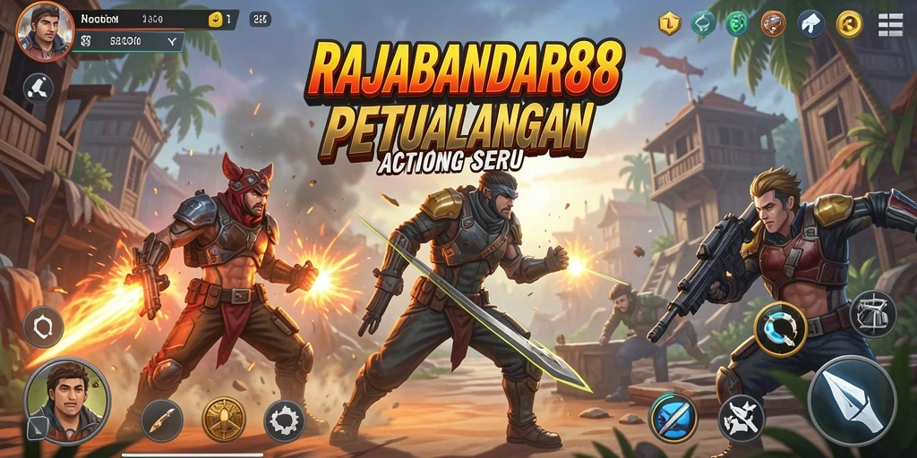 Screenshot menunjukkan intensitas aksi dalam RAJABANDAR88.