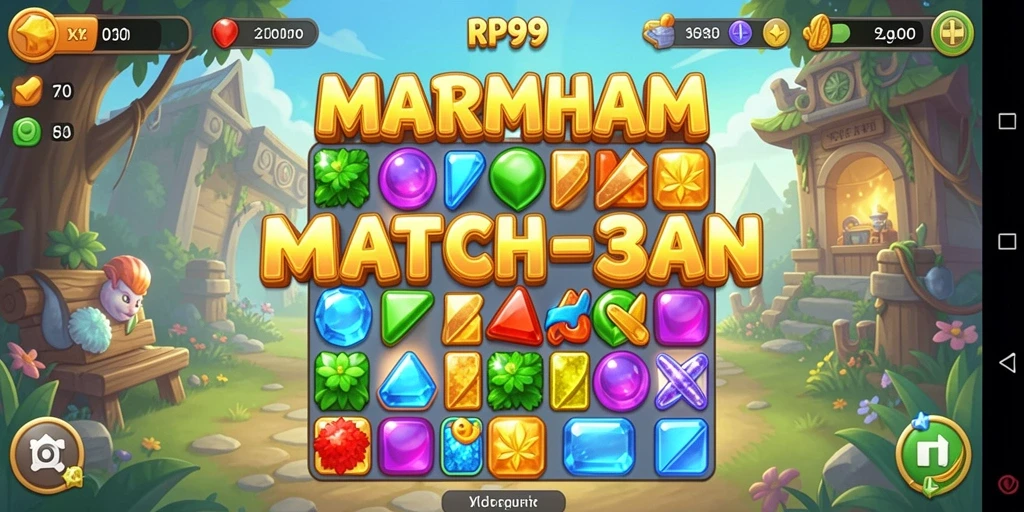 Tampilan gameplay seru dan penuh warna di RP99.