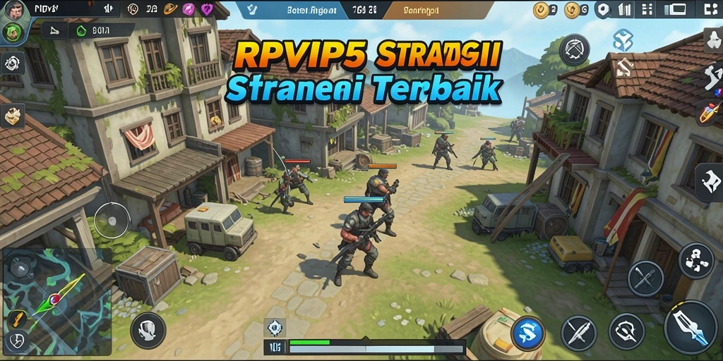 Tangkapan layar RPVIP5 menampilkan aksi strategi yang mendebarkan.