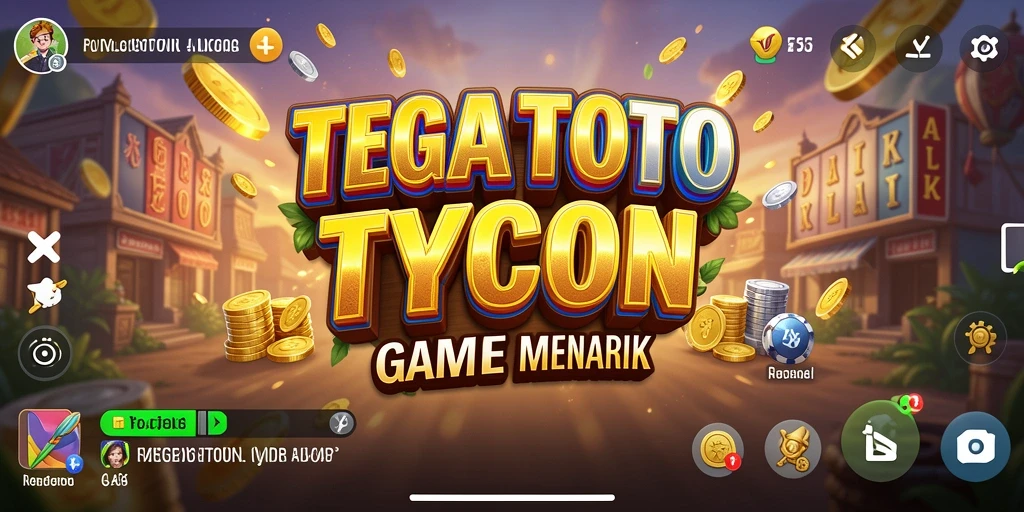 Gameplay TEGALTOTO yang seru dengan berbagai pilihan strategi bisnis.