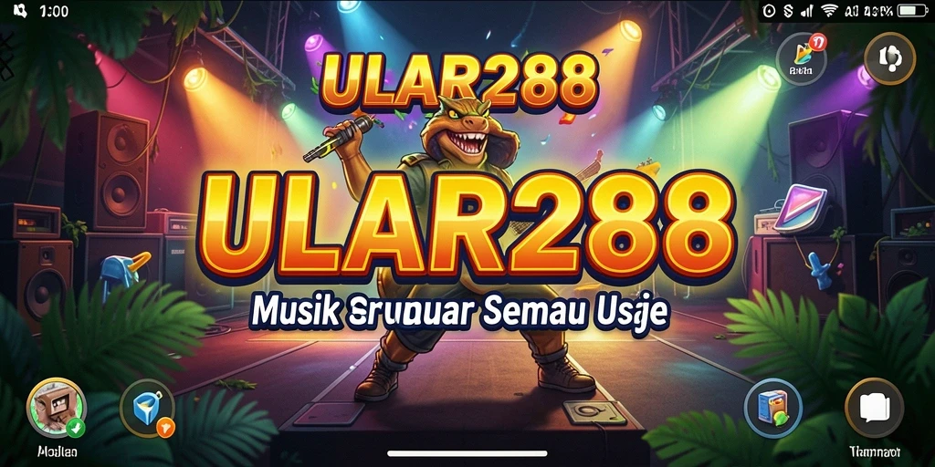Tampilan permainan ULAR288 yang penuh warna dan dinamis.