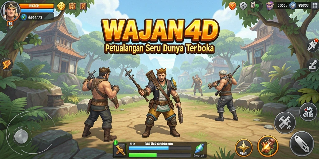 Gameplay WAJAN4D menampilkan petualangan di dunia terbuka yang mengesankan.