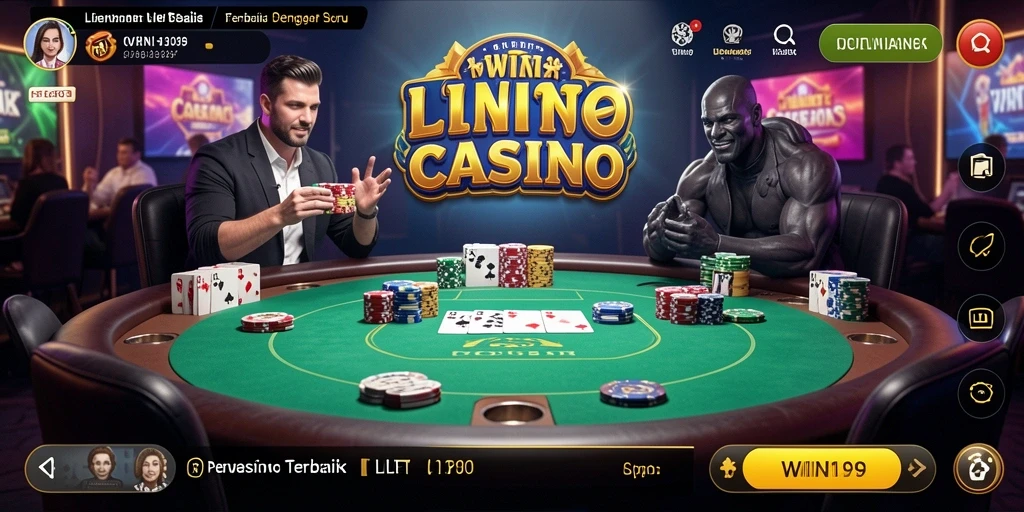Tampilan gameplay Live Casino yang menarik dan interaktif.